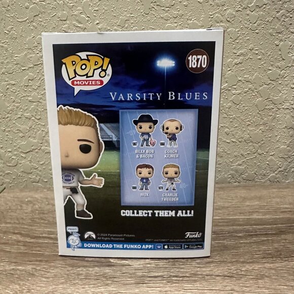 Funko Pop! Movies Varsity Blues Charlie Tweeder Figure #1870! - Picture 4 of 7